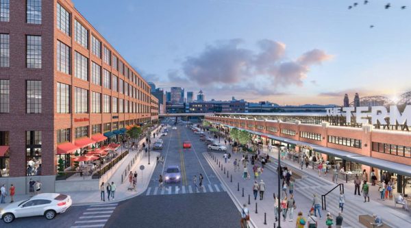 Strip Development Example توسعه نواری شهری (Urban Strip Development) - انتشارات شهرنگار